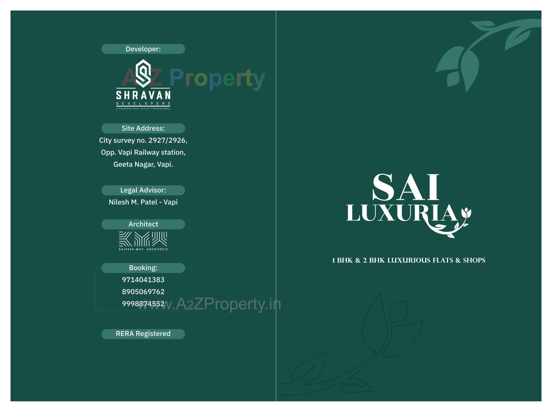  of real estate project Sai Luxuria located at Vapi, Valsad, Gujarat