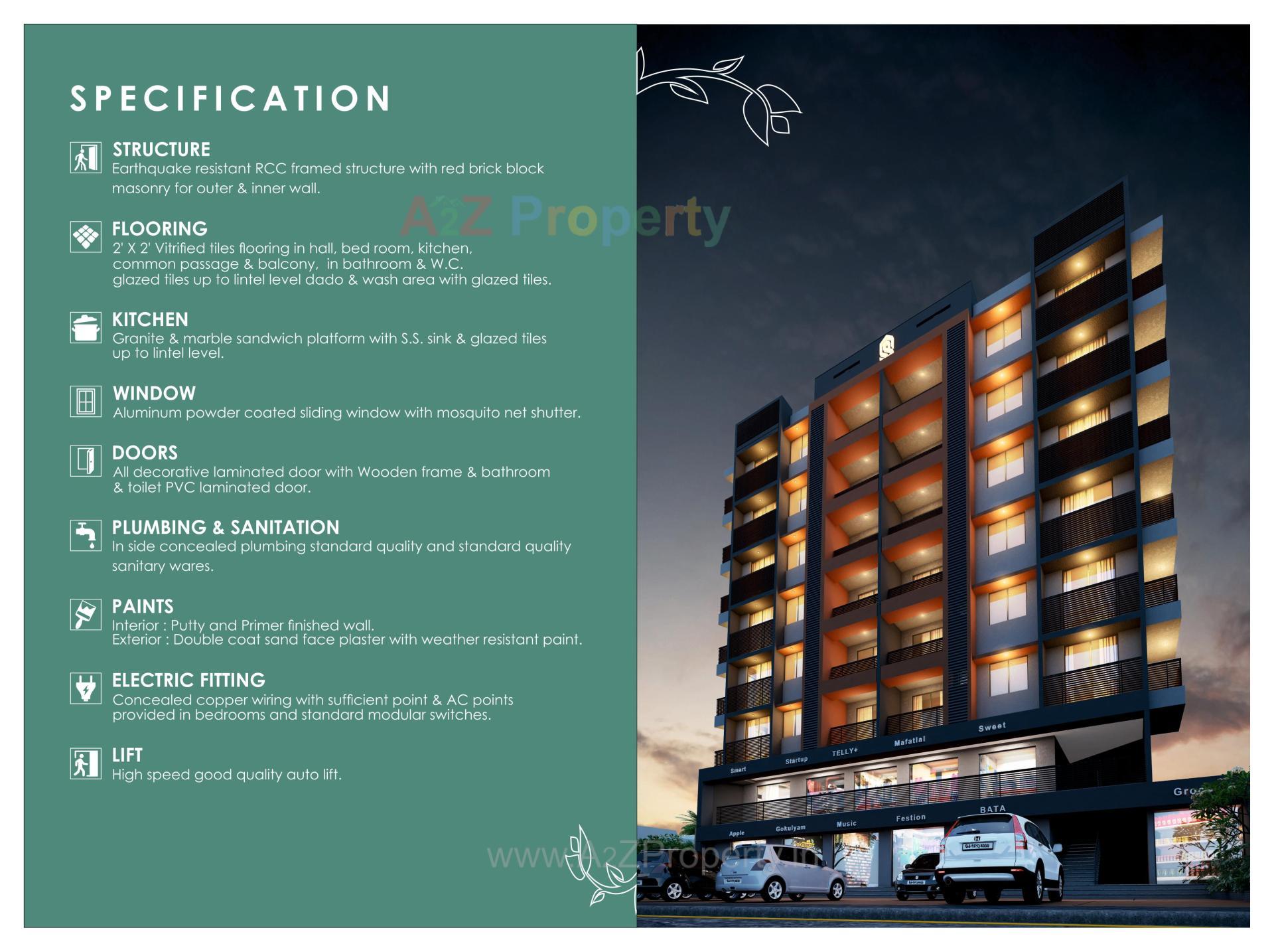  of real estate project Sai Luxuria located at Vapi, Valsad, Gujarat
