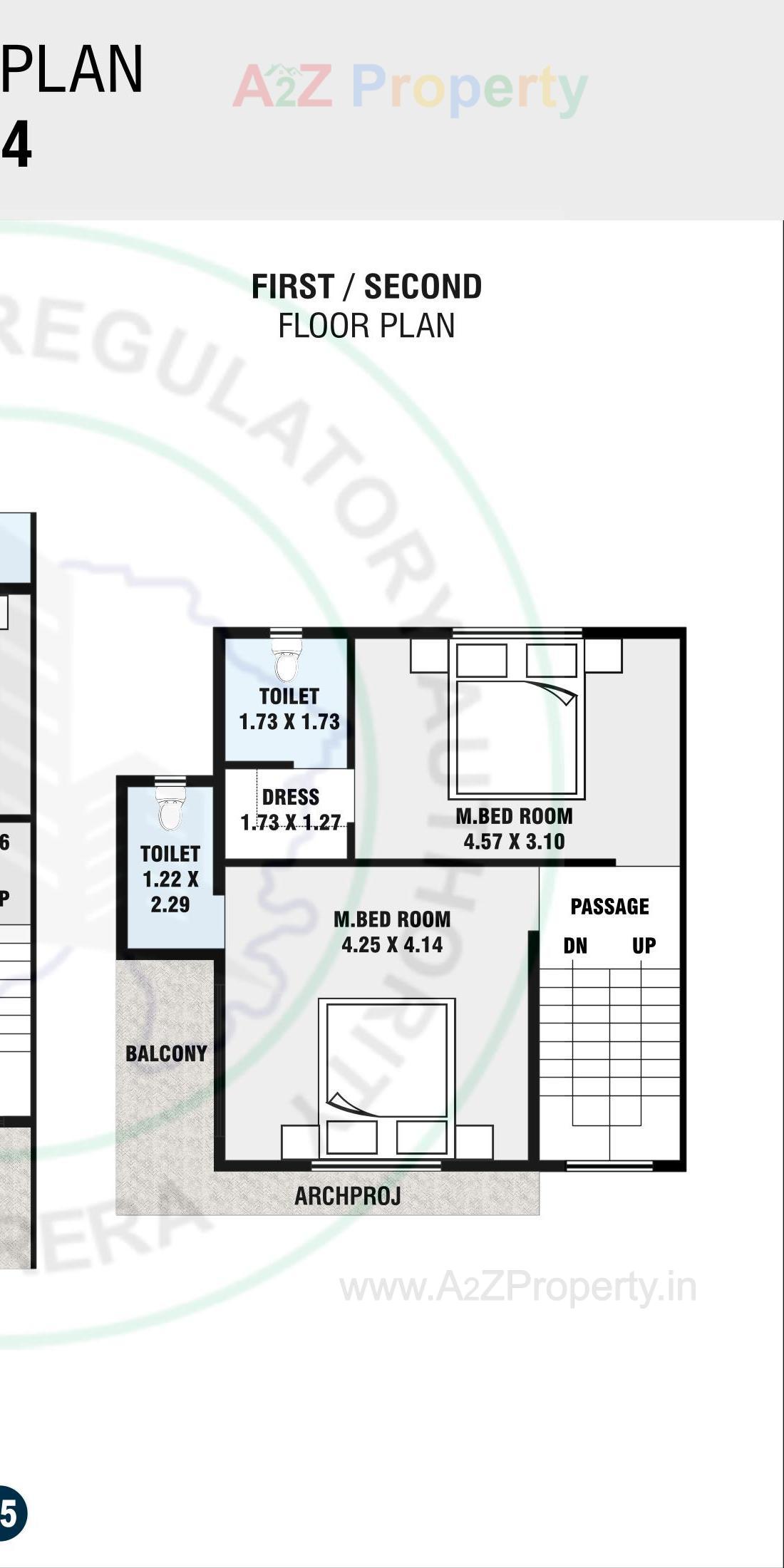 Layout of real estate project Sai Signature located at Chala, Valsad, Gujarat