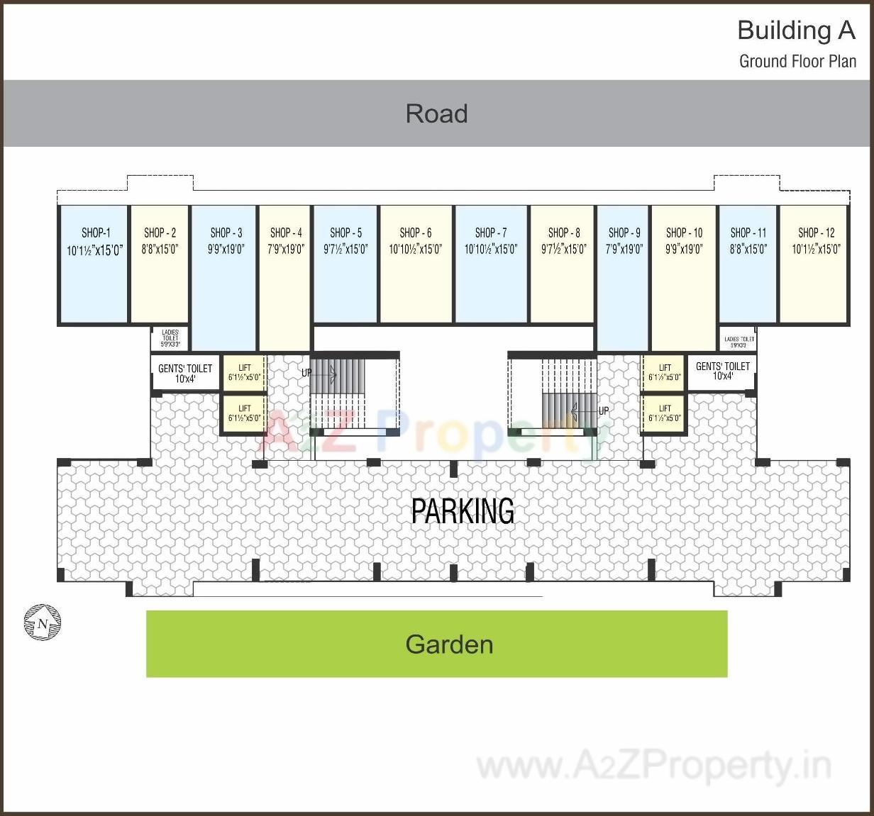 Layout of real estate project Sai Universal Park located at Valsad, Valsad, Gujarat