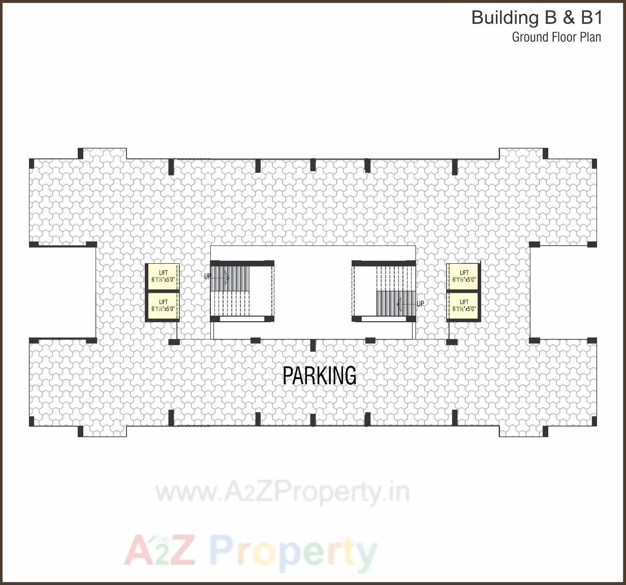 Layout of real estate project Sai Universal Park located at Valsad, Valsad, Gujarat