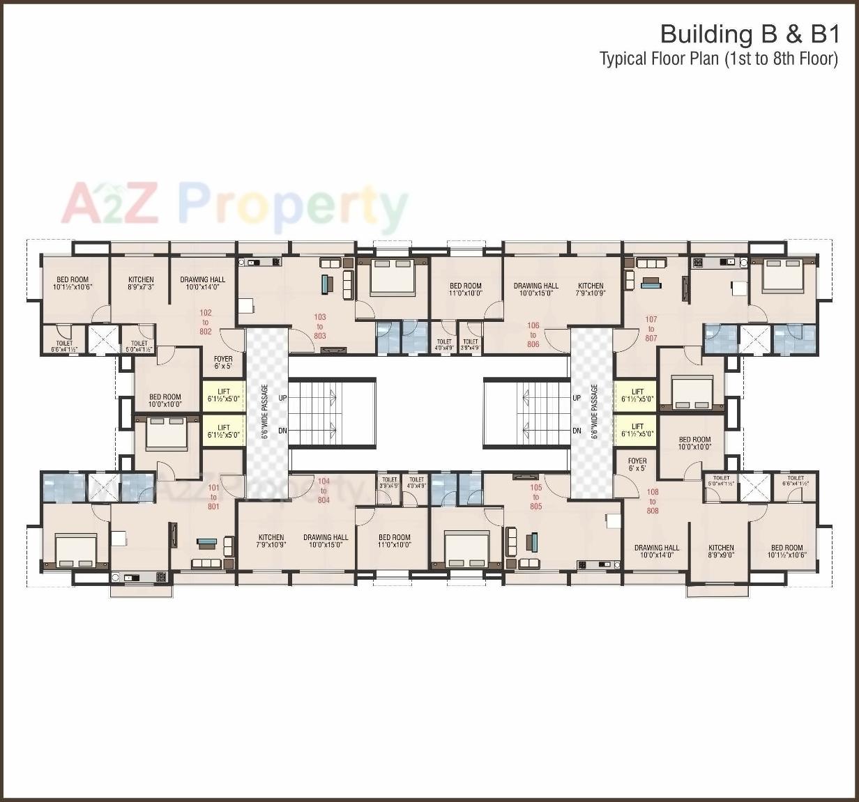 Layout of real estate project Sai Universal Park located at Valsad, Valsad, Gujarat