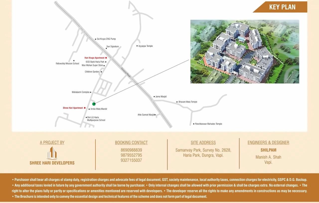  of real estate project Samanvay Park A located at Kasba, Valsad, Gujarat