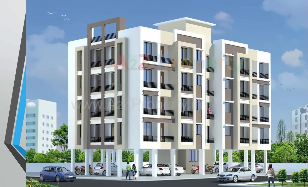 3D Elevation of real estate project Sasa Apartment located at Dungra, Valsad, Gujarat