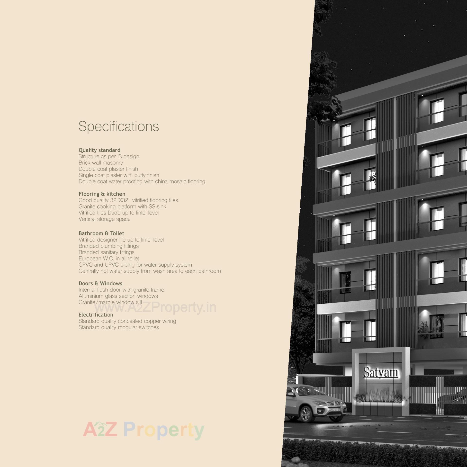  of real estate project Satyam Apartment located at Valsad, Valsad, Gujarat