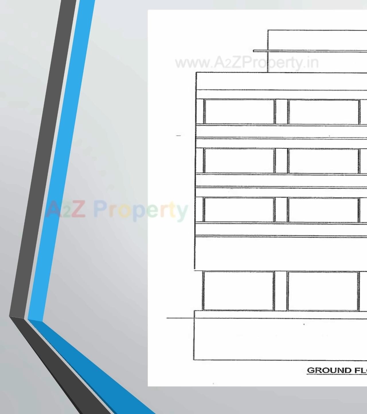 Layout of real estate project Satyu Arcade located at Vapi, Valsad, Gujarat