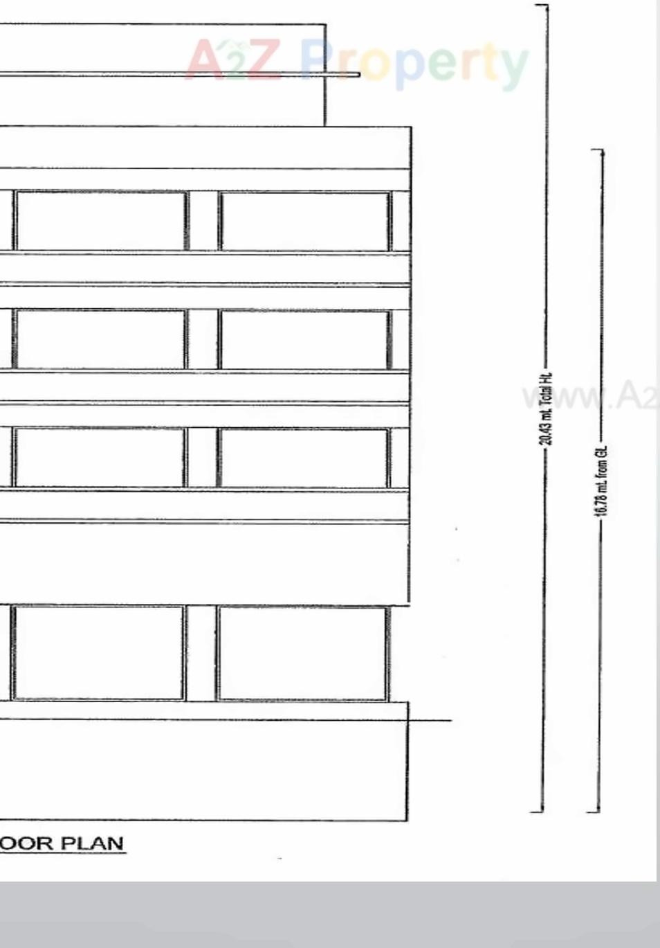Layout of real estate project Satyu Arcade located at Vapi, Valsad, Gujarat