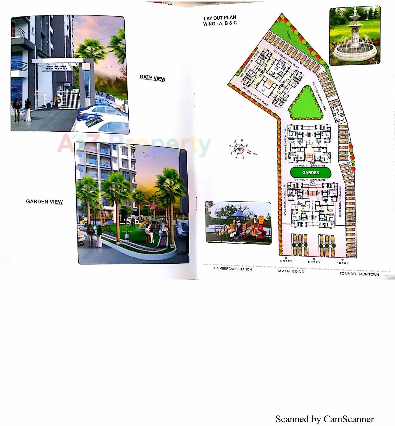  of real estate project Sea Woods Residency located at Umargam, Valsad, Gujarat