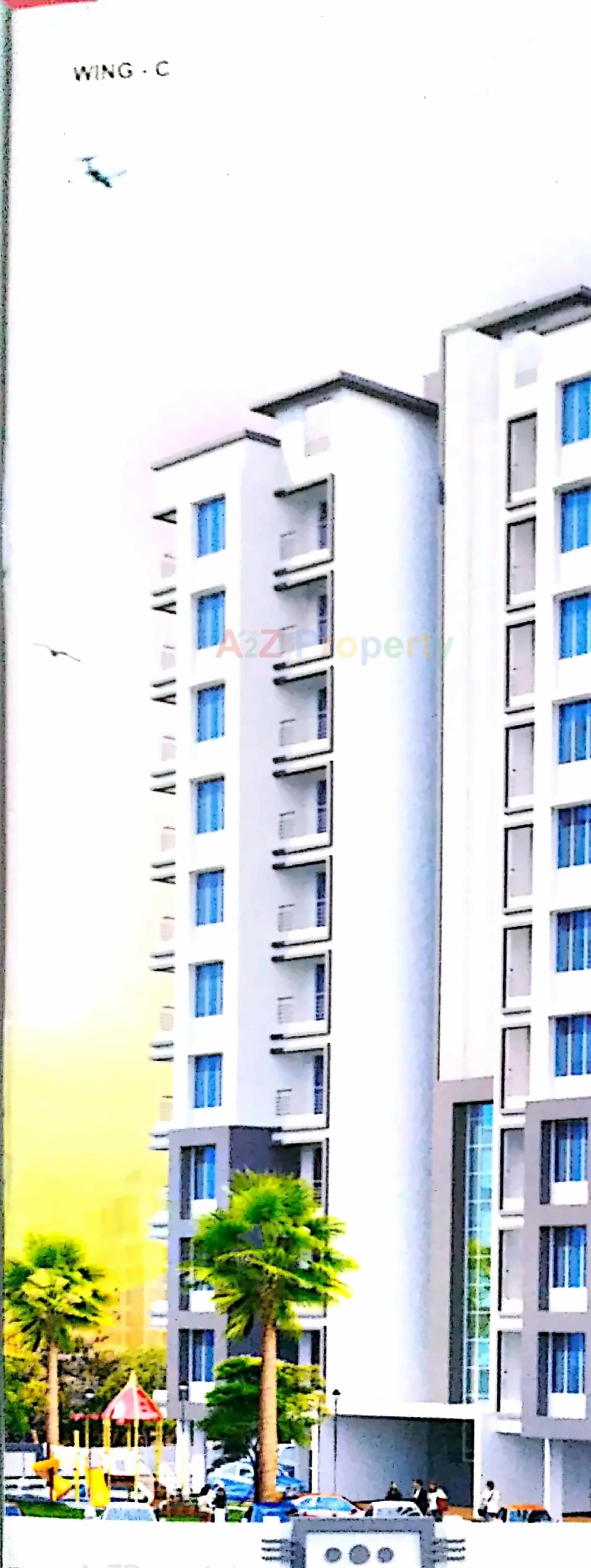 3D Elevation of real estate project Sea Woods Residency located at Umargam, Valsad, Gujarat