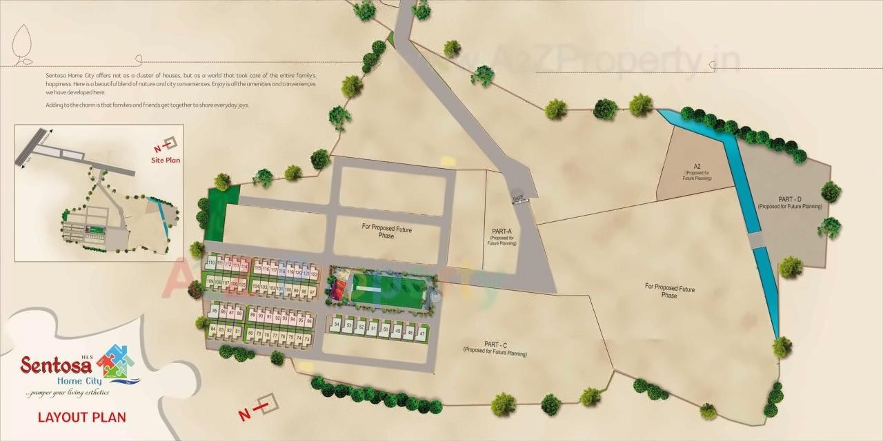  of real estate project Sentosa Home City located at Dungra, Valsad, Gujarat