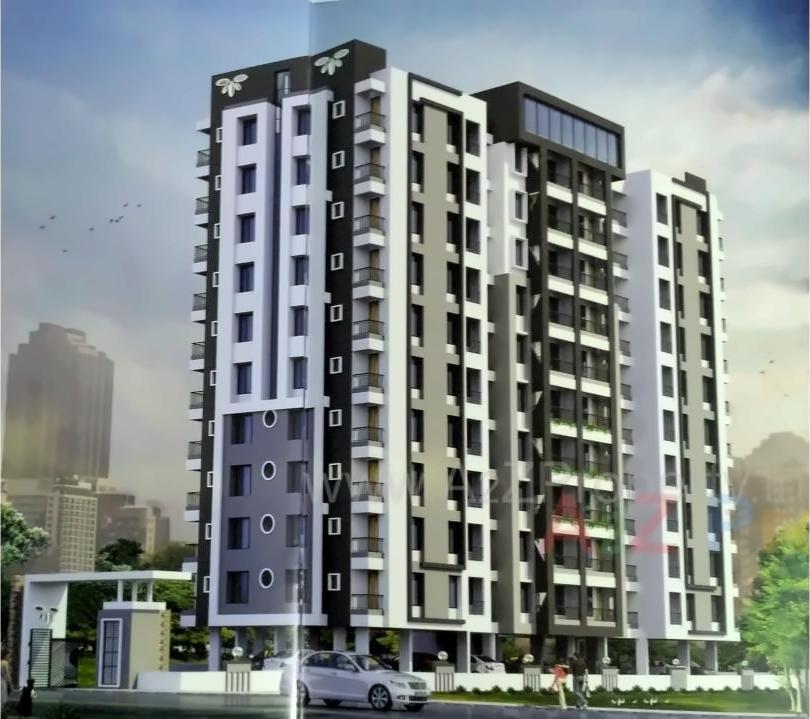 3D Elevation of real estate project Setu Heights located at Abrama, Valsad, Gujarat