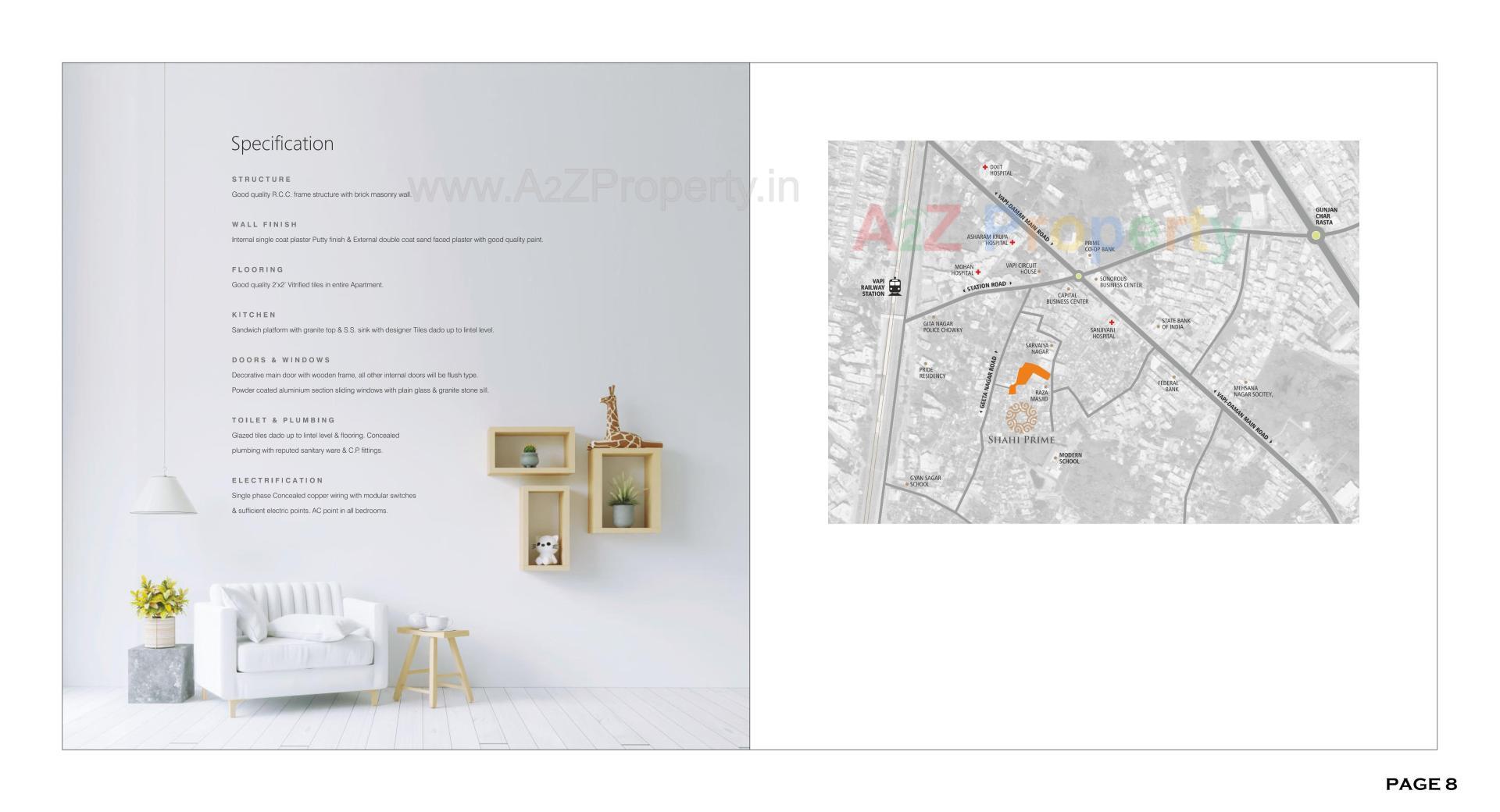  of real estate project Shahi Prime located at Vapi, Valsad, Gujarat