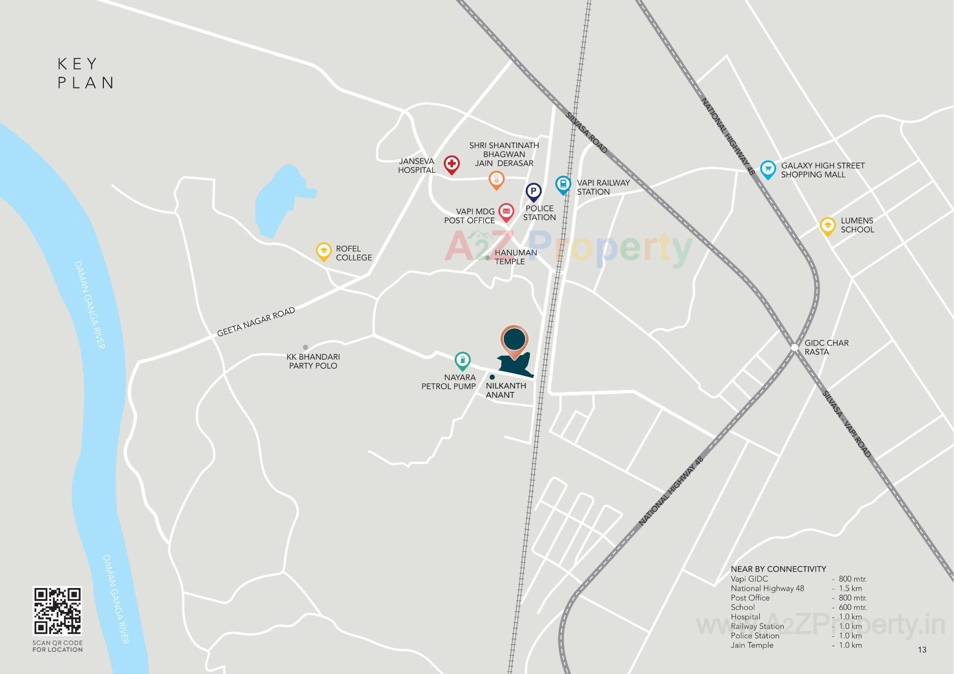  of real estate project Shakti Skyline located at Vapi, Valsad, Gujarat