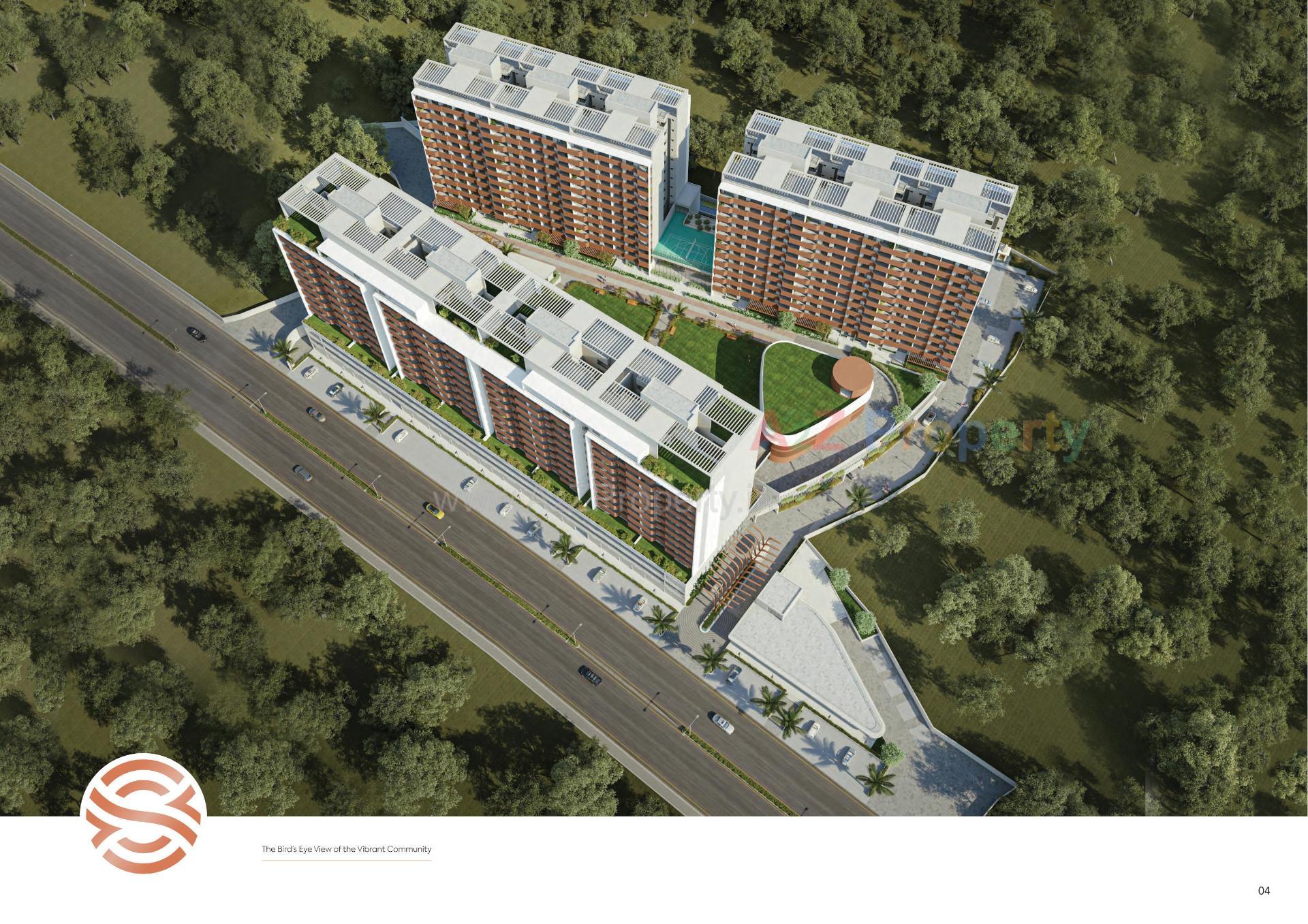 3D Elevation of real estate project Shakti Skyline located at Vapi, Valsad, Gujarat