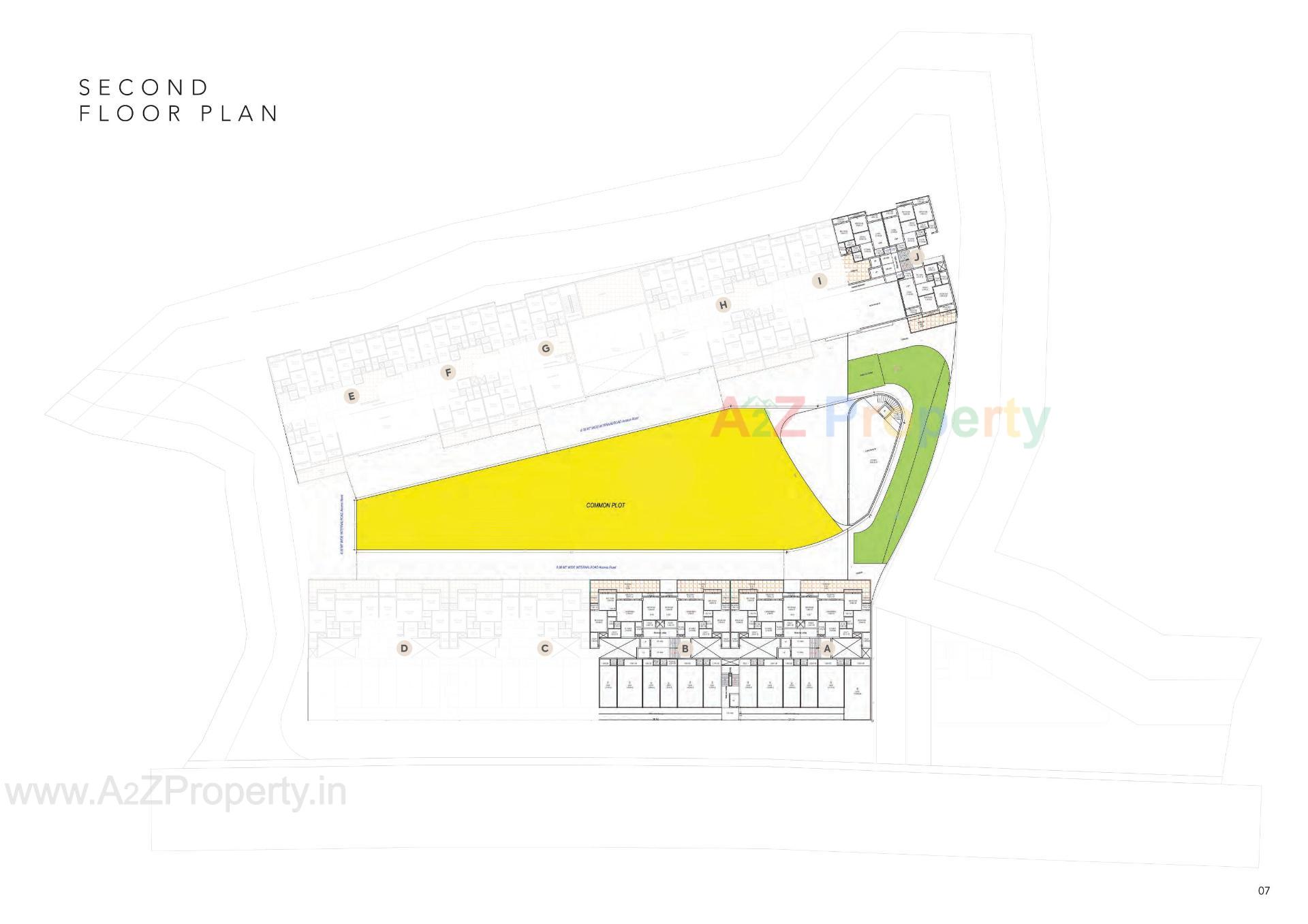 Layout of real estate project Shakti Skyline located at Vapi, Valsad, Gujarat