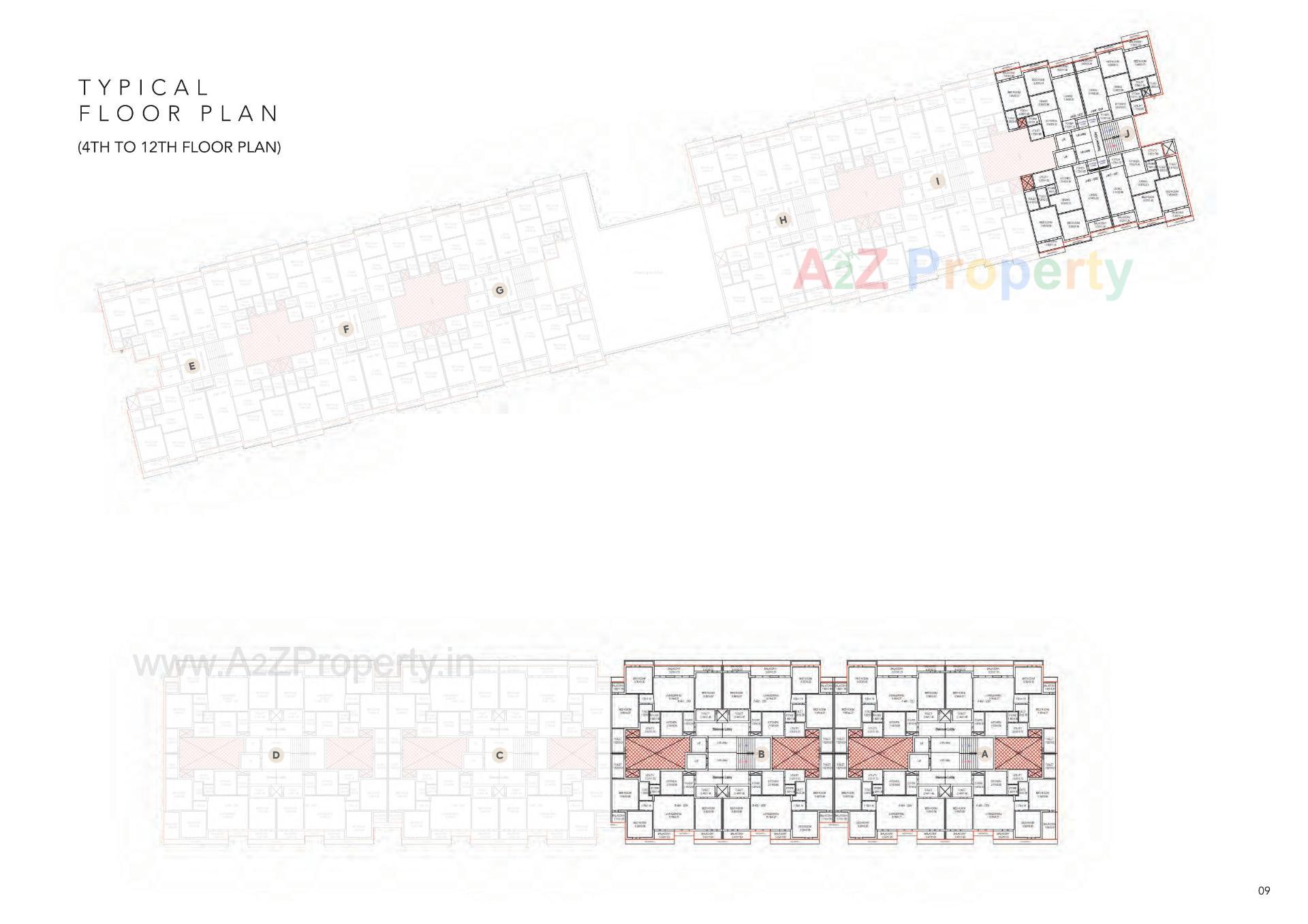 Layout of real estate project Shakti Skyline located at Vapi, Valsad, Gujarat