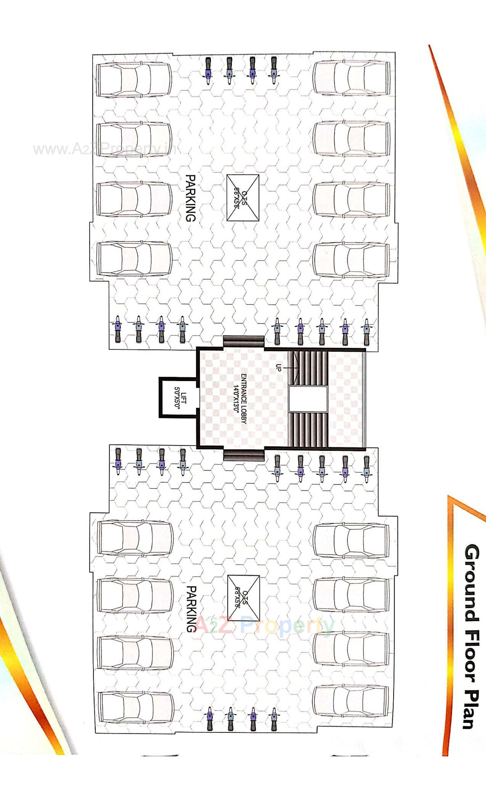 Layout of real estate project Shanti Complex located at Dungra, Valsad, Gujarat