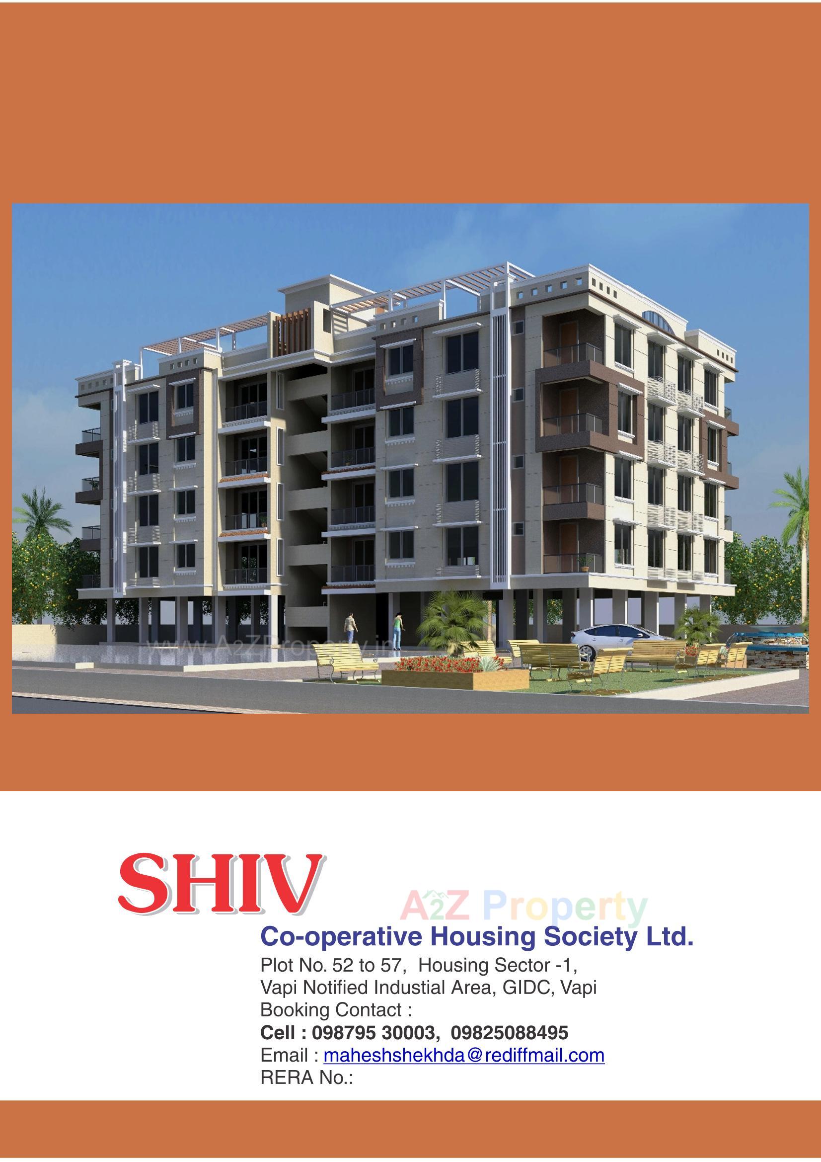 3D Elevation of real estate project Shiv Co Operative Housing Society Limited located at Housing-sector, Valsad, Gujarat