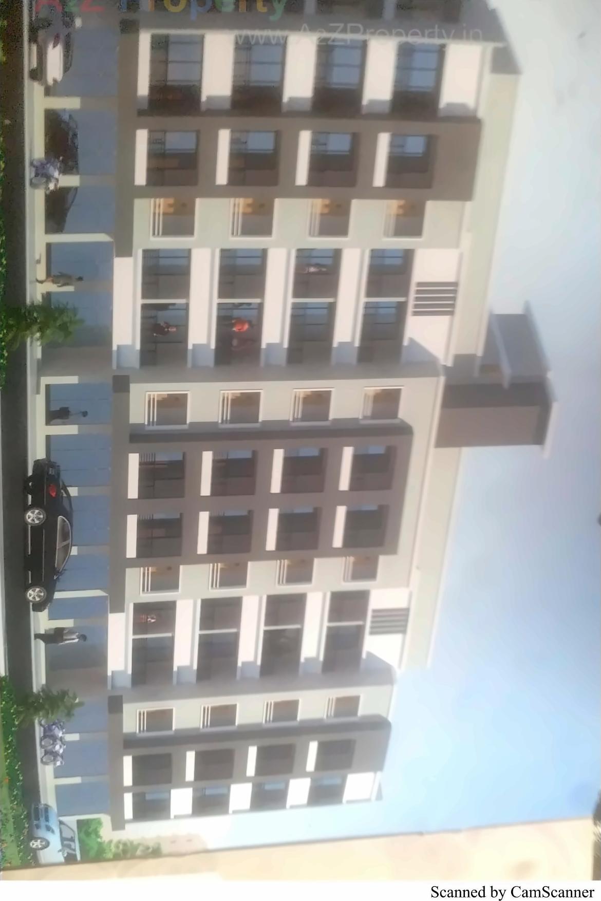 3D Elevation of real estate project Shiv Shakti Appartment located at Vaapi, Valsad, Gujarat