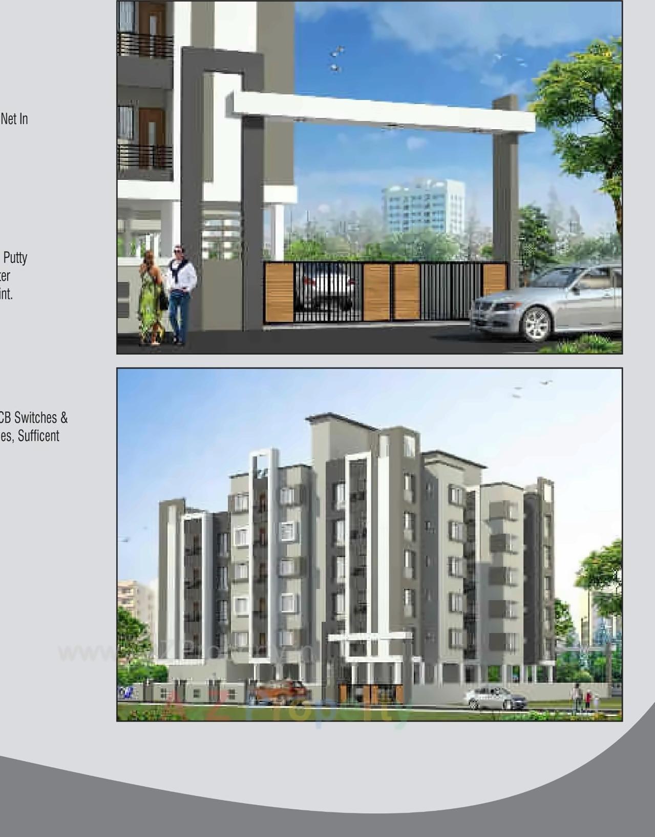 3D Elevation of real estate project Shivalika located at Chala, Valsad, Gujarat