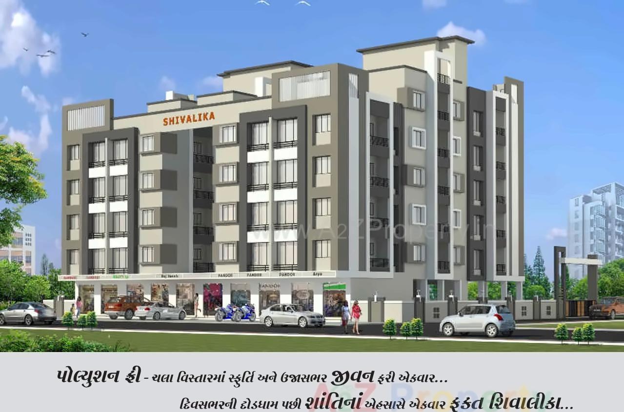 3D Elevation of real estate project Shivalika located at Chala, Valsad, Gujarat