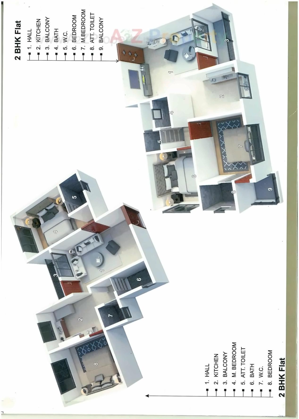 Layout of real estate project Shree Balakrishna Residency located at Pardi, Valsad, Gujarat