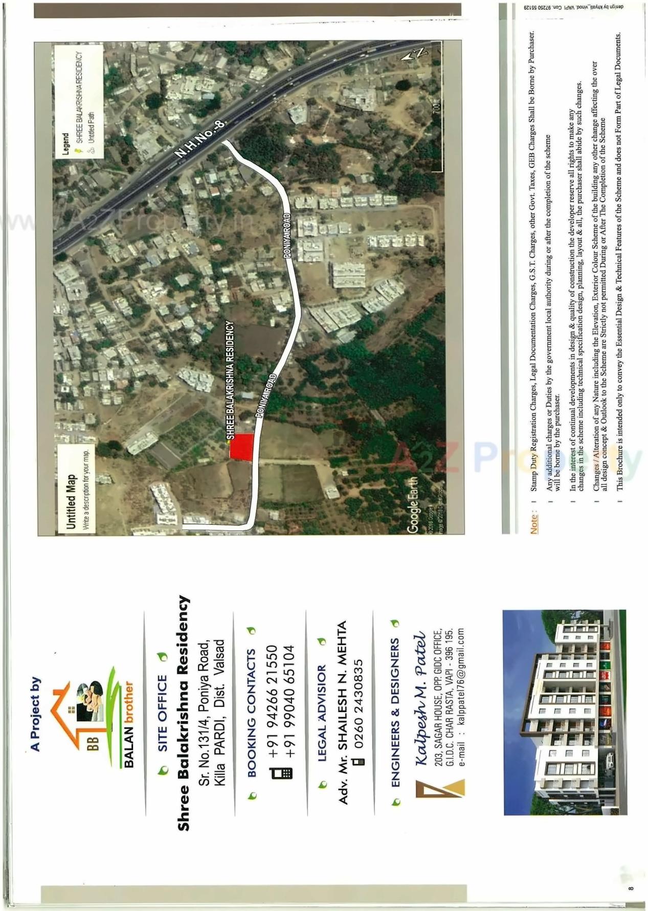  of real estate project Shree Balakrishna Residency located at Pardi, Valsad, Gujarat