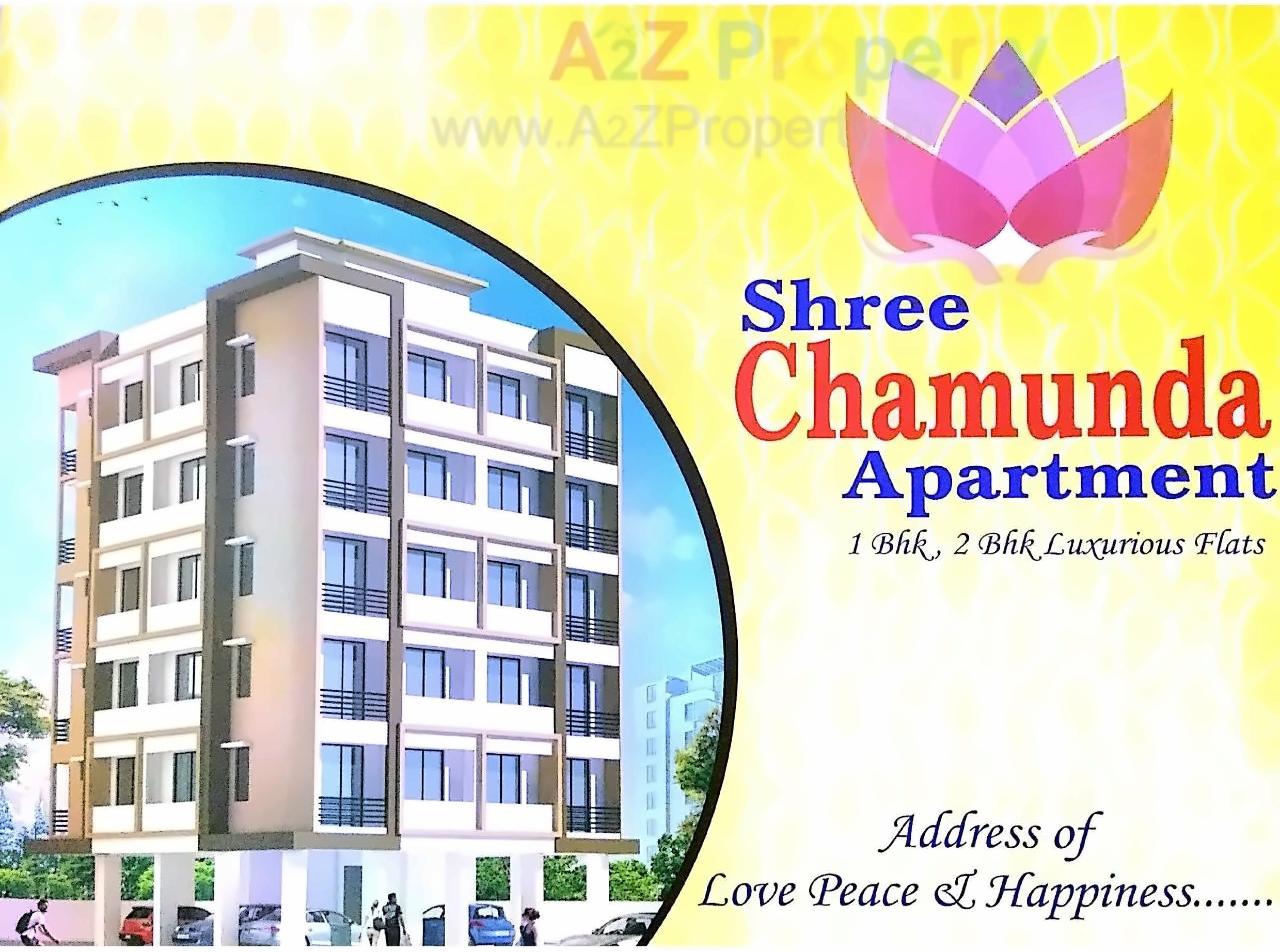3D Elevation of real estate project Shree Chamunda Apartment located at Chala, Valsad, Gujarat