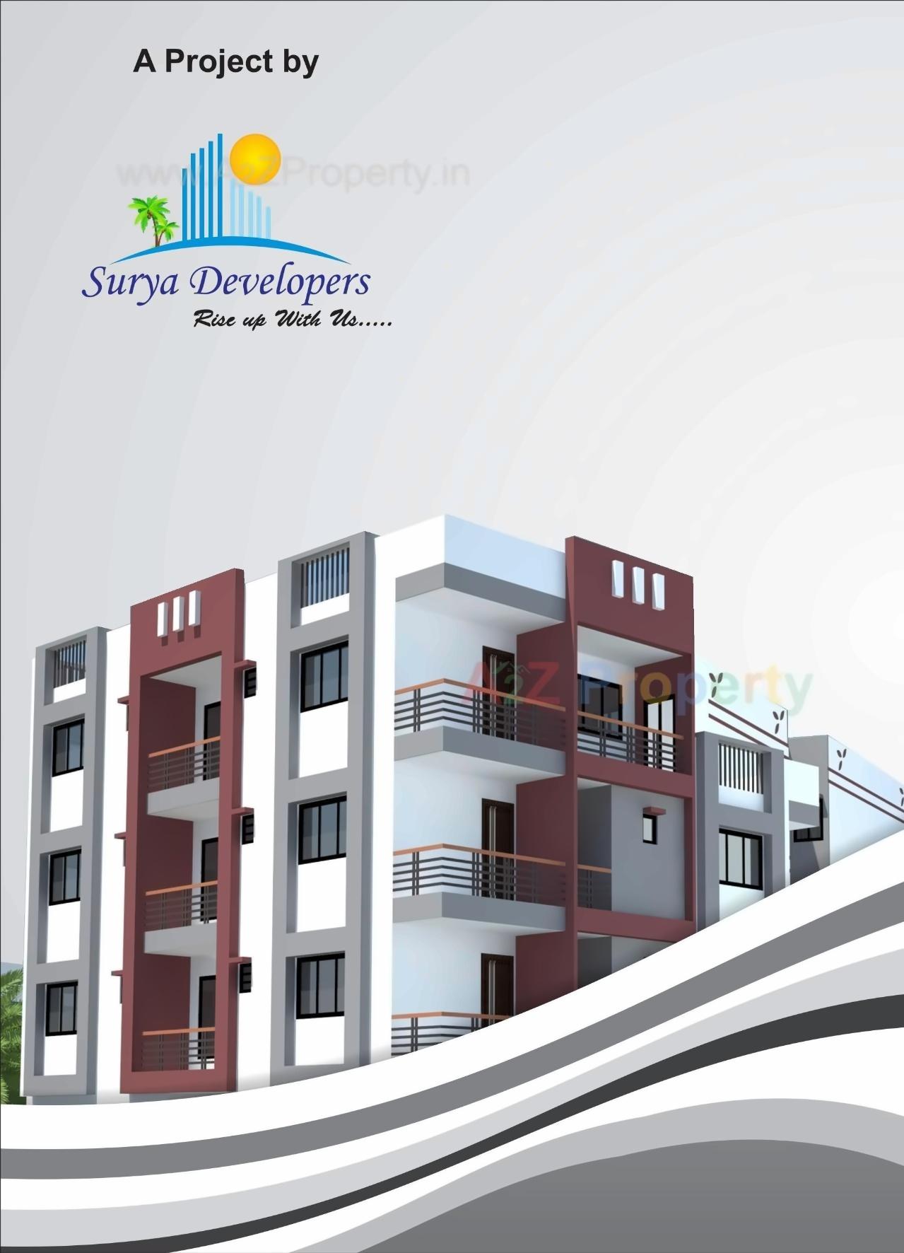 3D Elevation of real estate project Shree Sai Palace located at Umargam, Valsad, Gujarat