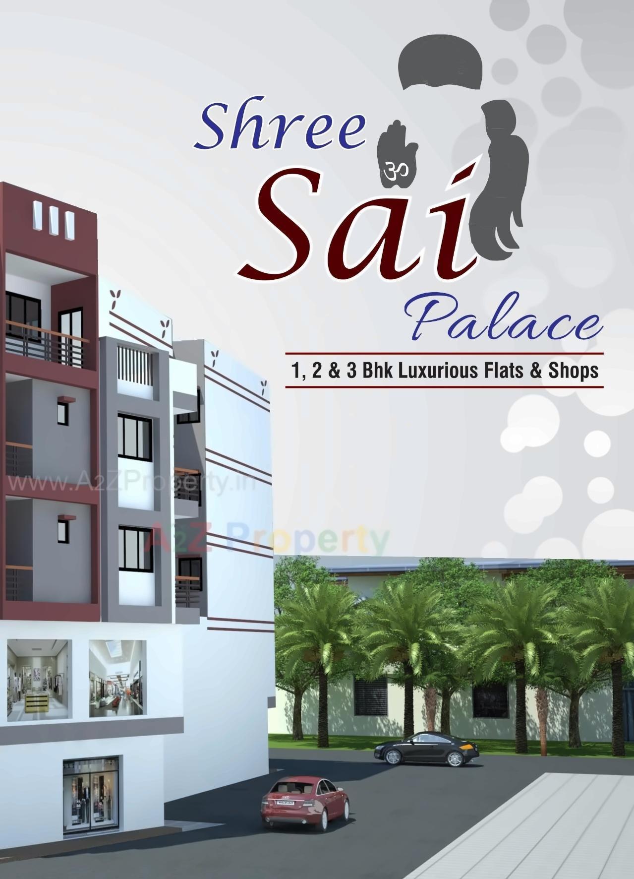3D Elevation of real estate project Shree Sai Palace located at Umargam, Valsad, Gujarat
