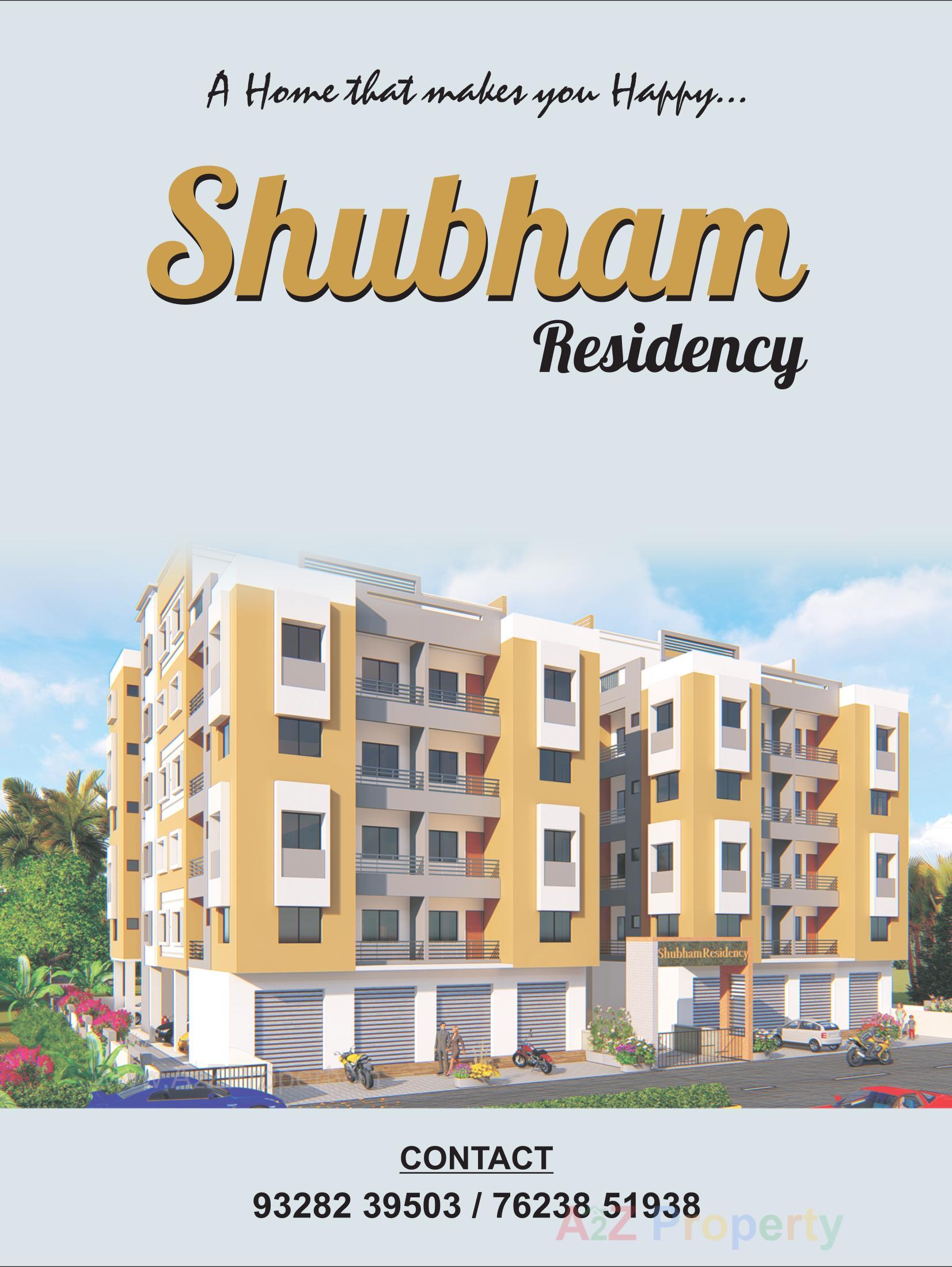 3D Elevation of real estate project Shubham Residency located at Mograwadi, Valsad, Gujarat