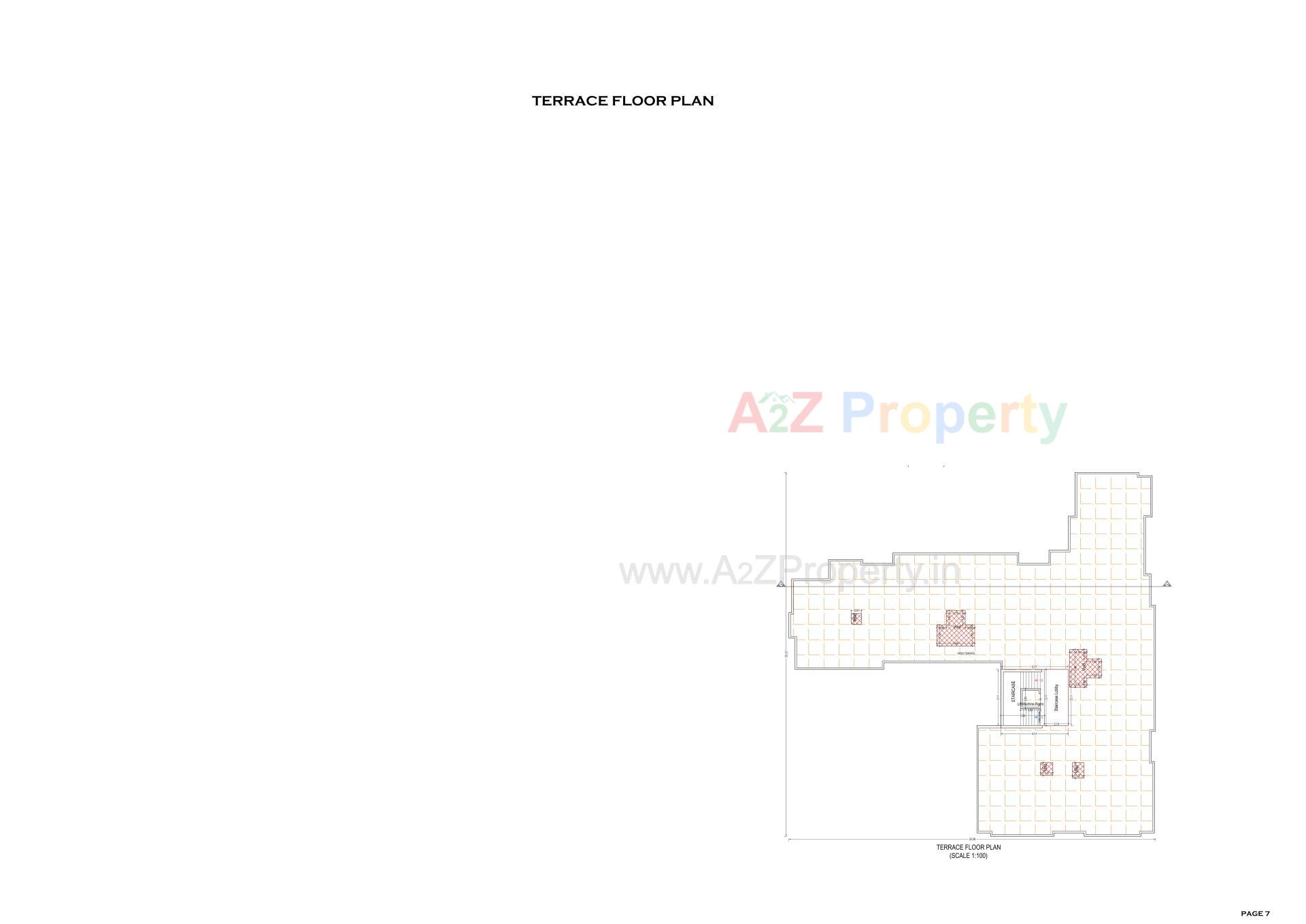 Layout of real estate project Shyam Residency located at Pardi, Valsad, Gujarat
