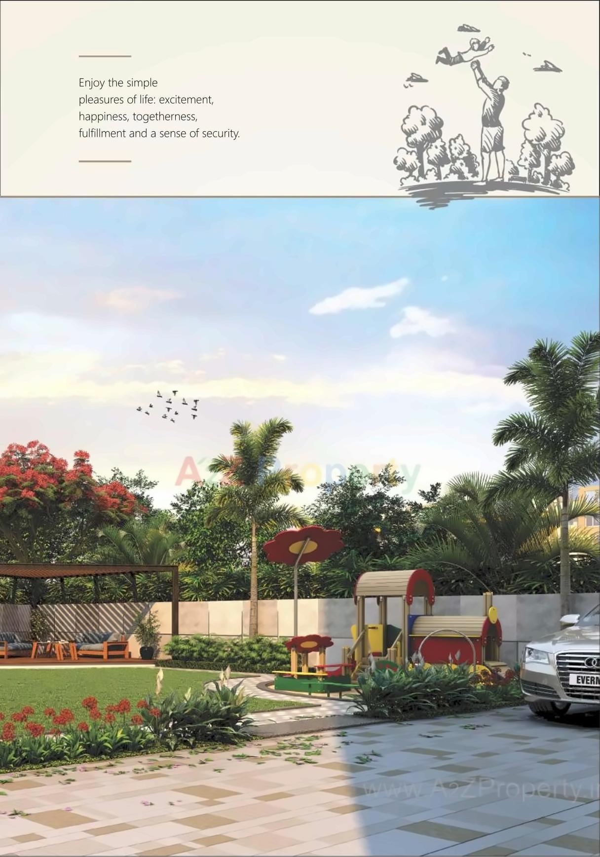 3D Elevation of real estate project Shyamal Heights located at Abrama, Valsad, Gujarat