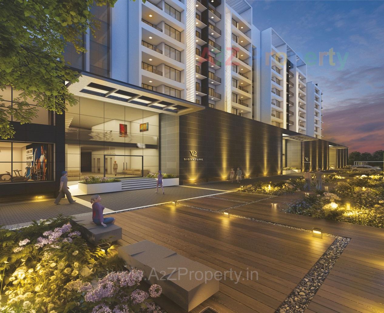 3D Elevation of real estate project Signature located at Chala, Valsad, Gujarat