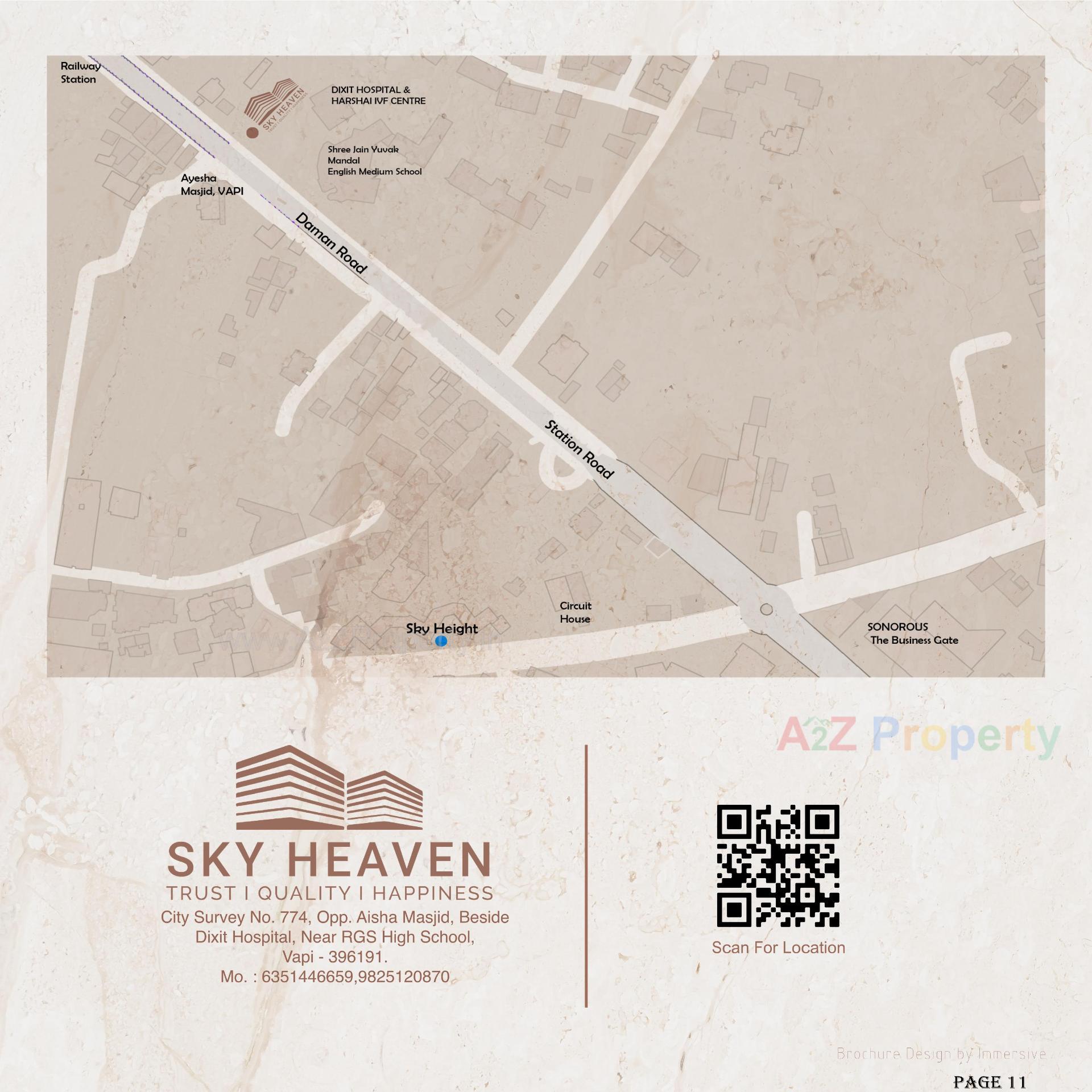  of real estate project Sky Heaven located at Vapi, Valsad, Gujarat