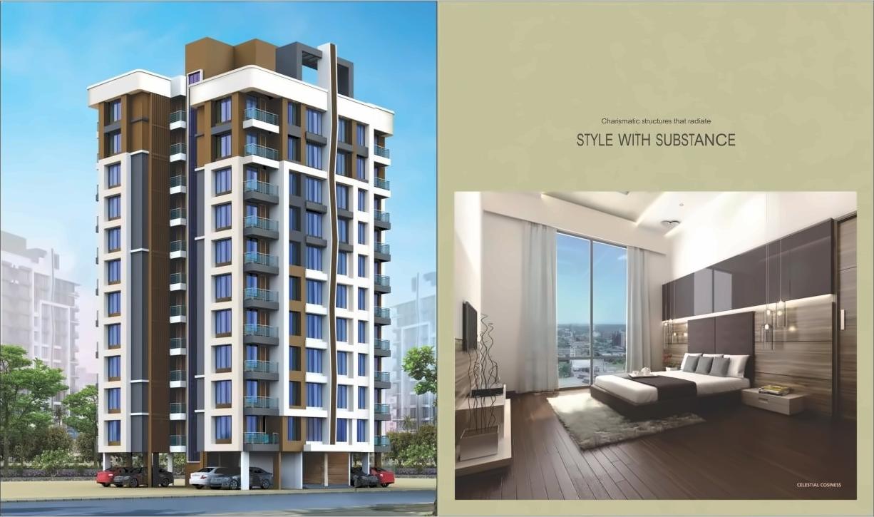 3D Elevation of real estate project Skyon Heights located at Dungra, Valsad, Gujarat
