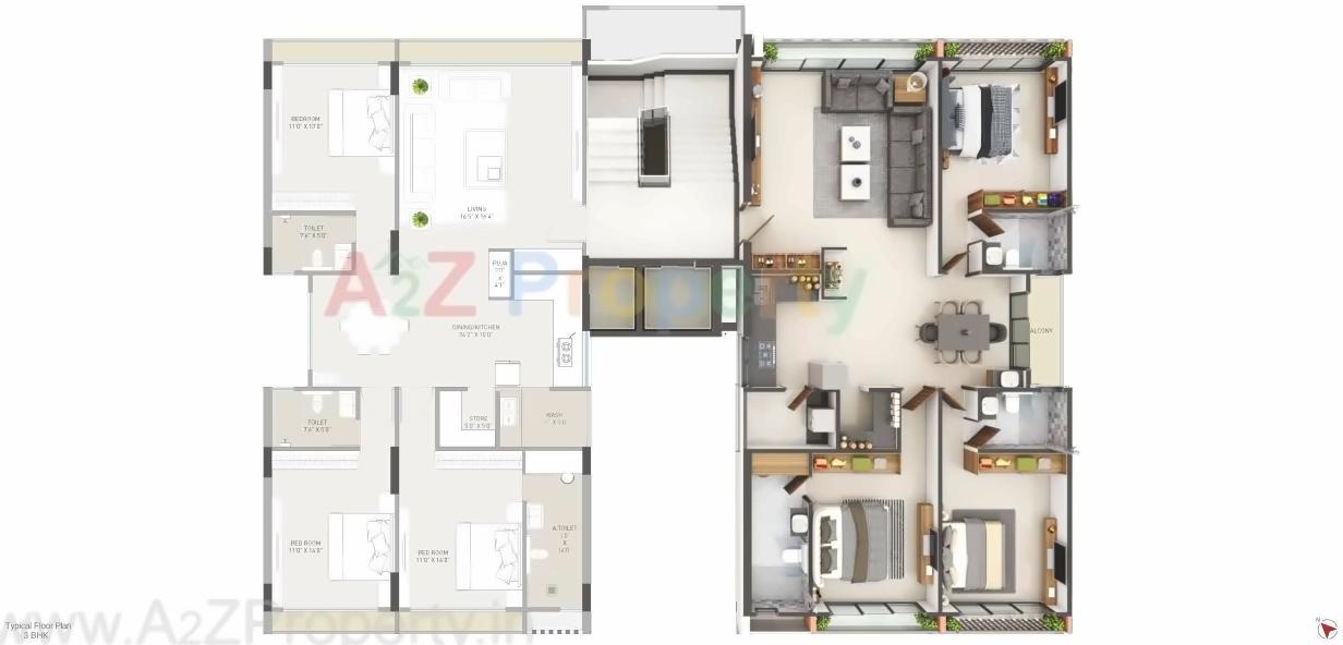 Layout of real estate project Sumukh Township located at Valsad, Valsad, Gujarat