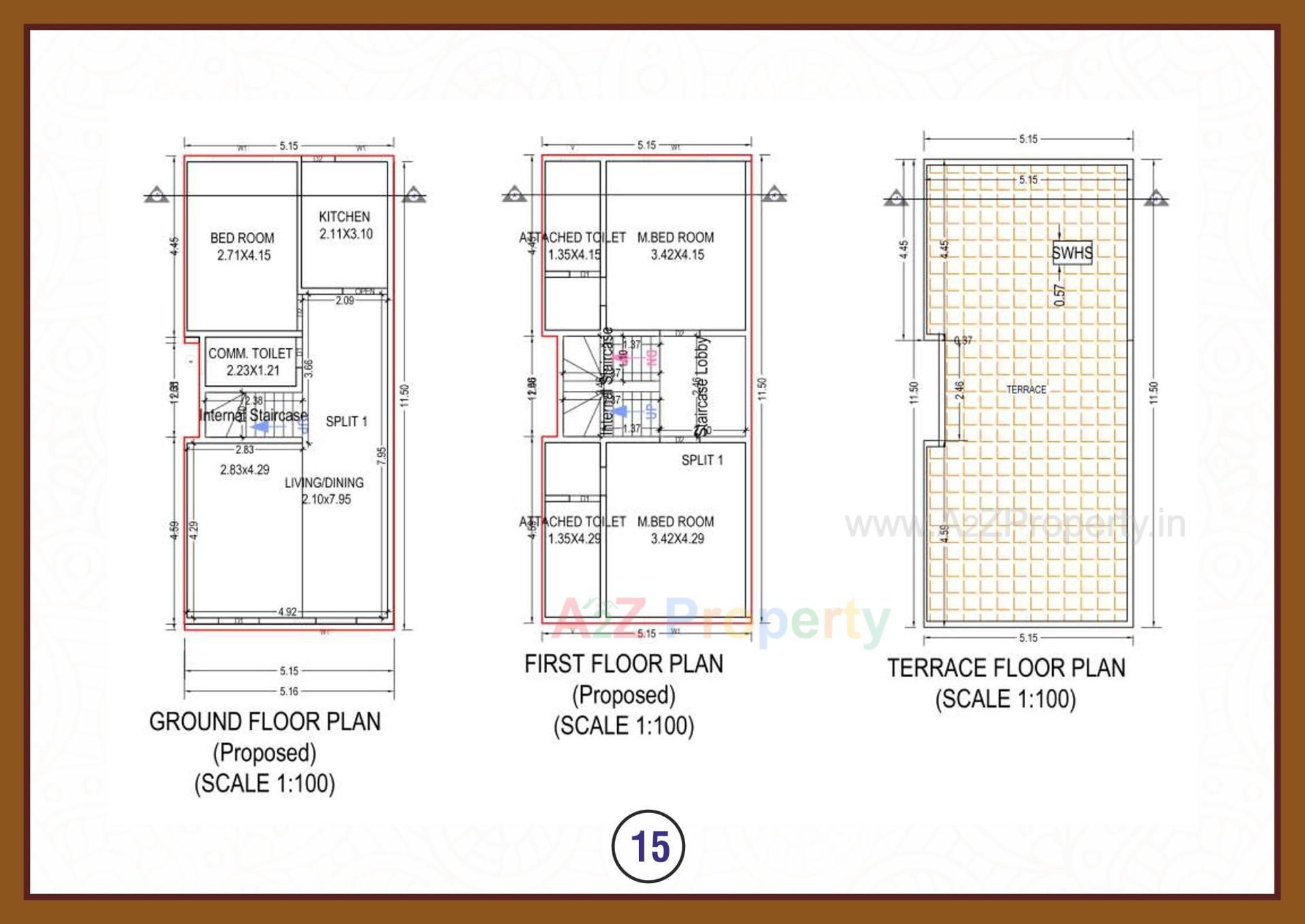 Layout of real estate project Sun City located at Umargam, Valsad, Gujarat