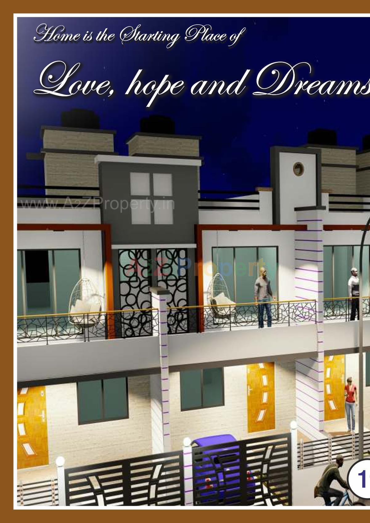 3D Elevation of real estate project Sun City located at Umargam, Valsad, Gujarat