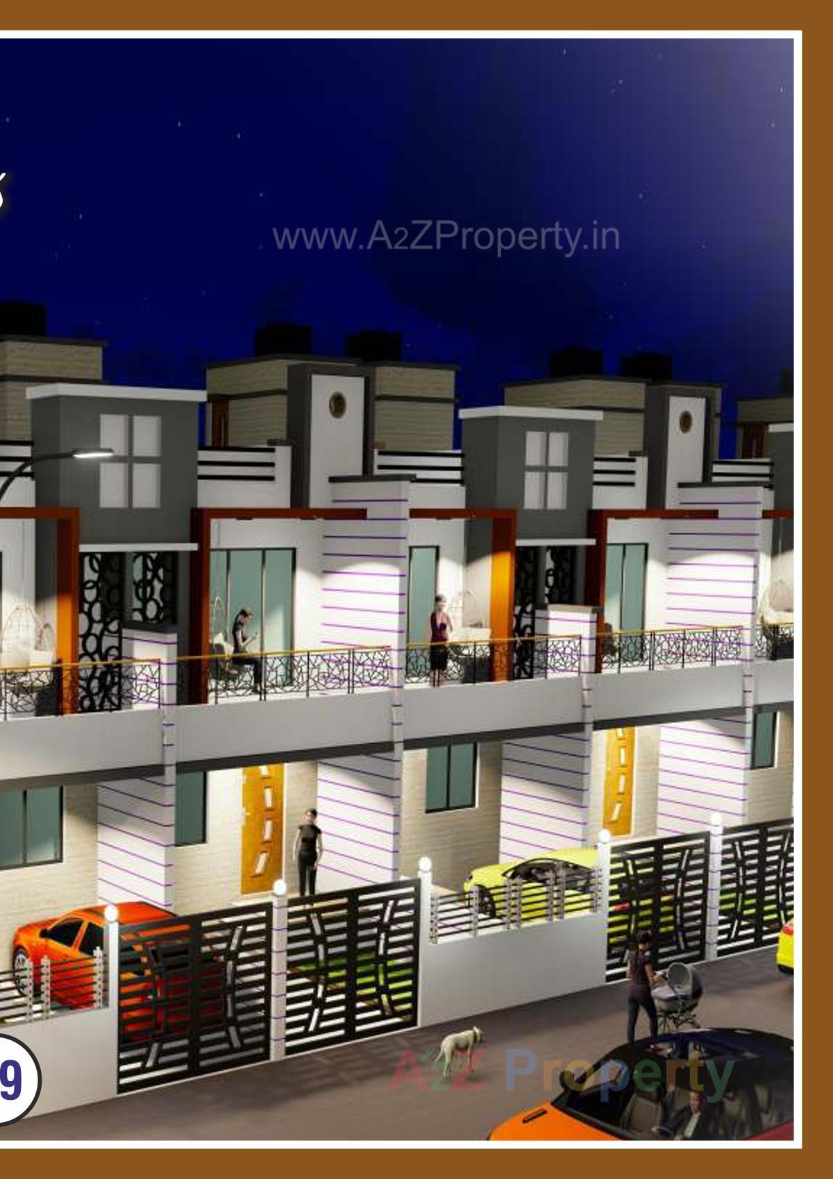 3D Elevation of real estate project Sun City located at Umargam, Valsad, Gujarat