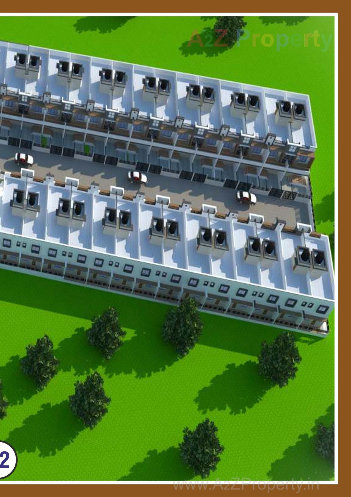 3D Elevation of real estate project Sun City located at Umargam, Valsad, Gujarat