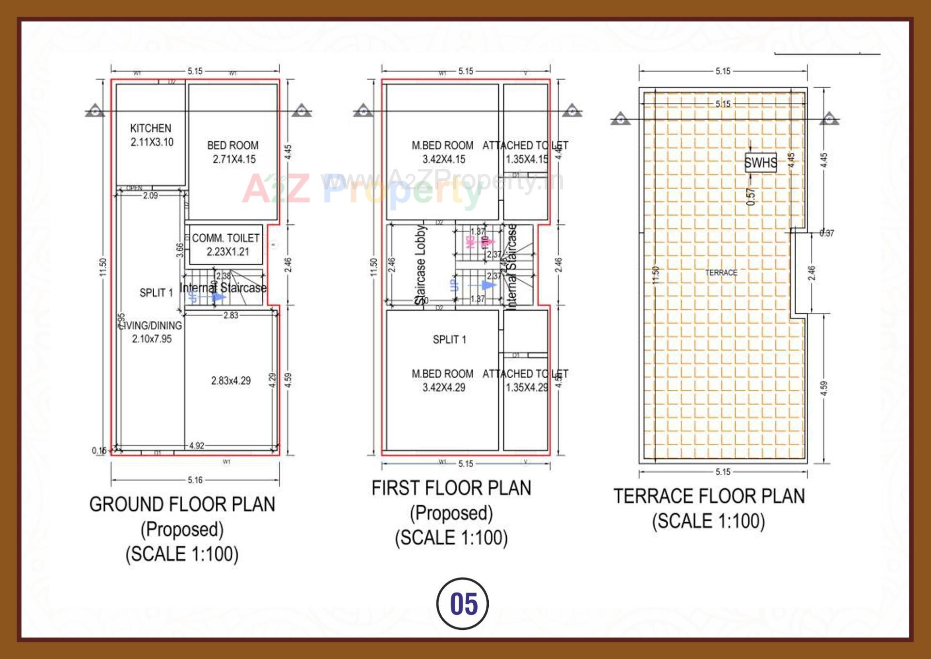 Layout of real estate project Sun City located at Umargam, Valsad, Gujarat