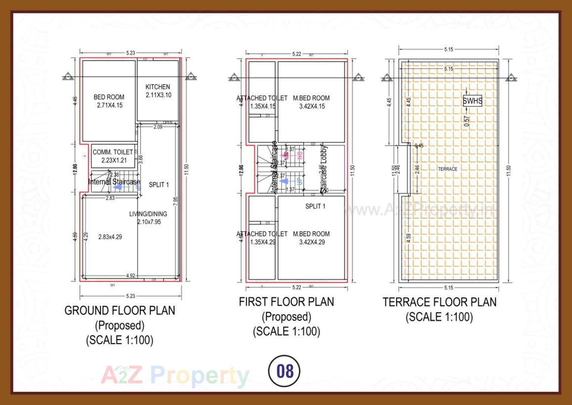 Layout of real estate project Sun City located at Umargam, Valsad, Gujarat