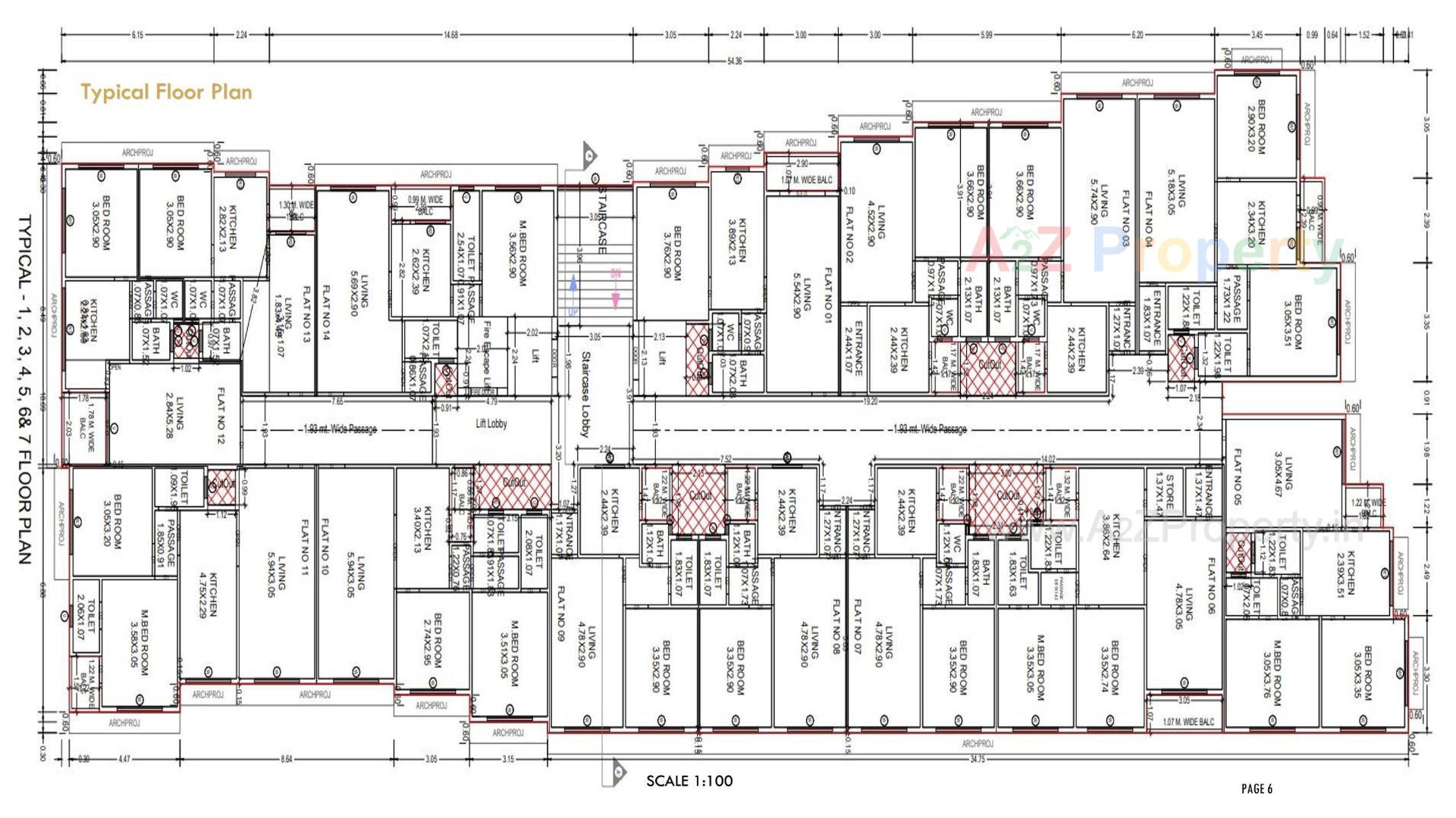 Layout of real estate project Sun Divine located at Vapi, Valsad, Gujarat