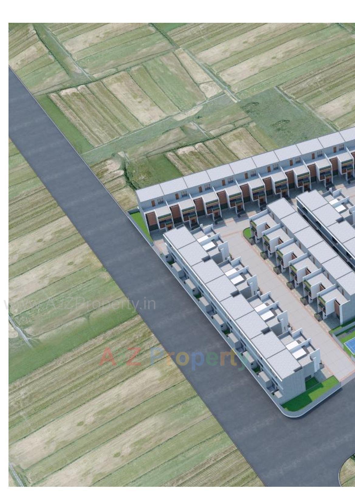 3D Elevation of real estate project Sun Flora located at Chala, Valsad, Gujarat