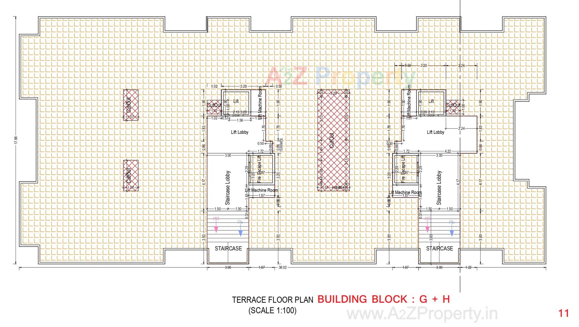 Layout of real estate project Sun Serenity located at Dungra, Valsad, Gujarat