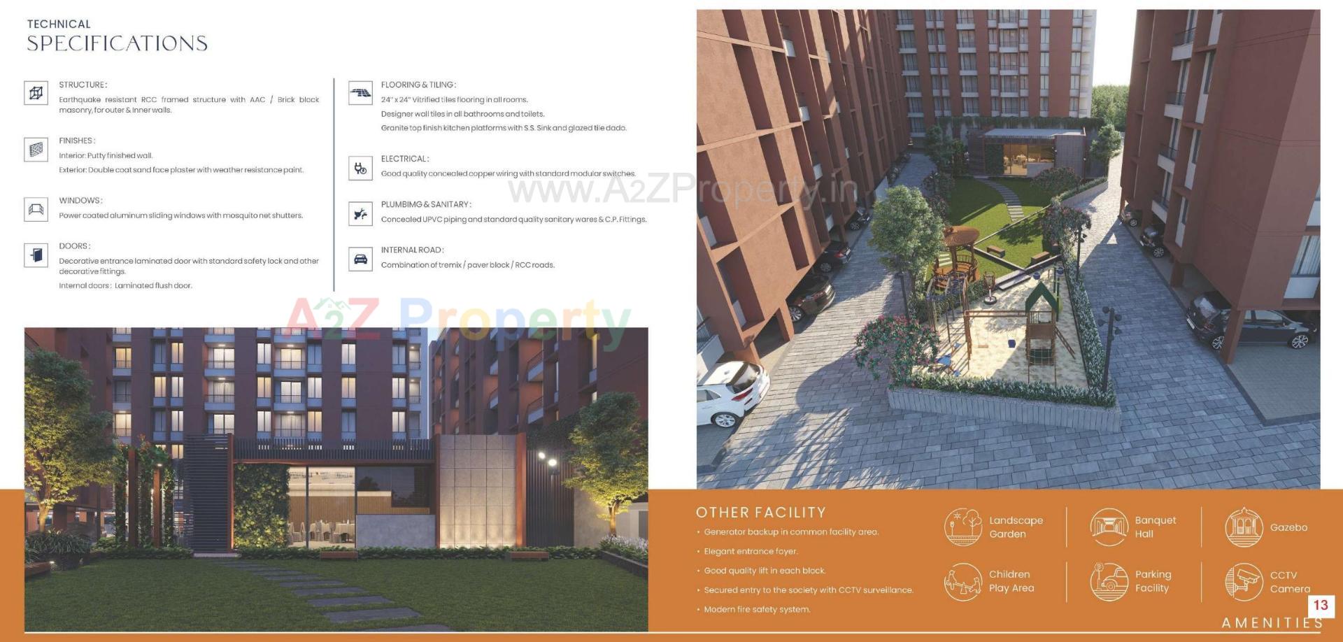  of real estate project Sun Serenity located at Dungra, Valsad, Gujarat