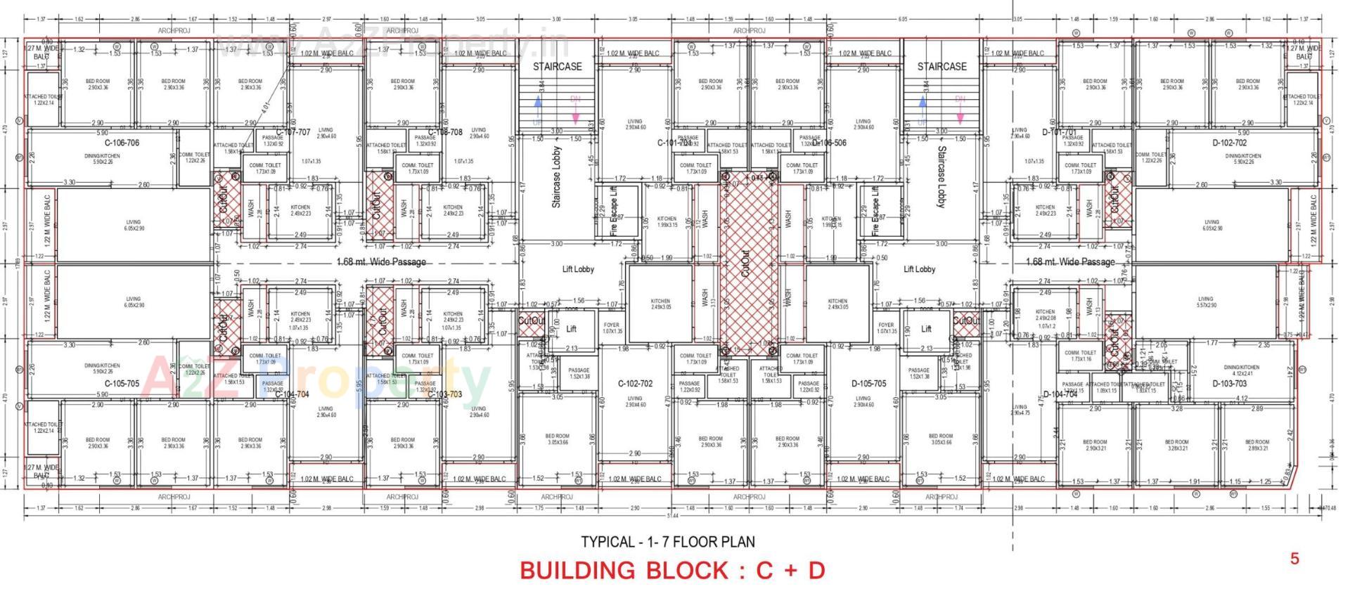Layout of real estate project Sun Serenity located at Dungra, Valsad, Gujarat