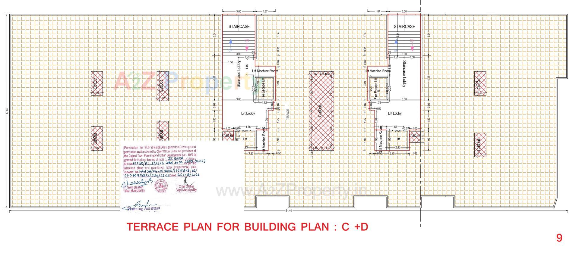 Layout of real estate project Sun Serenity located at Dungra, Valsad, Gujarat