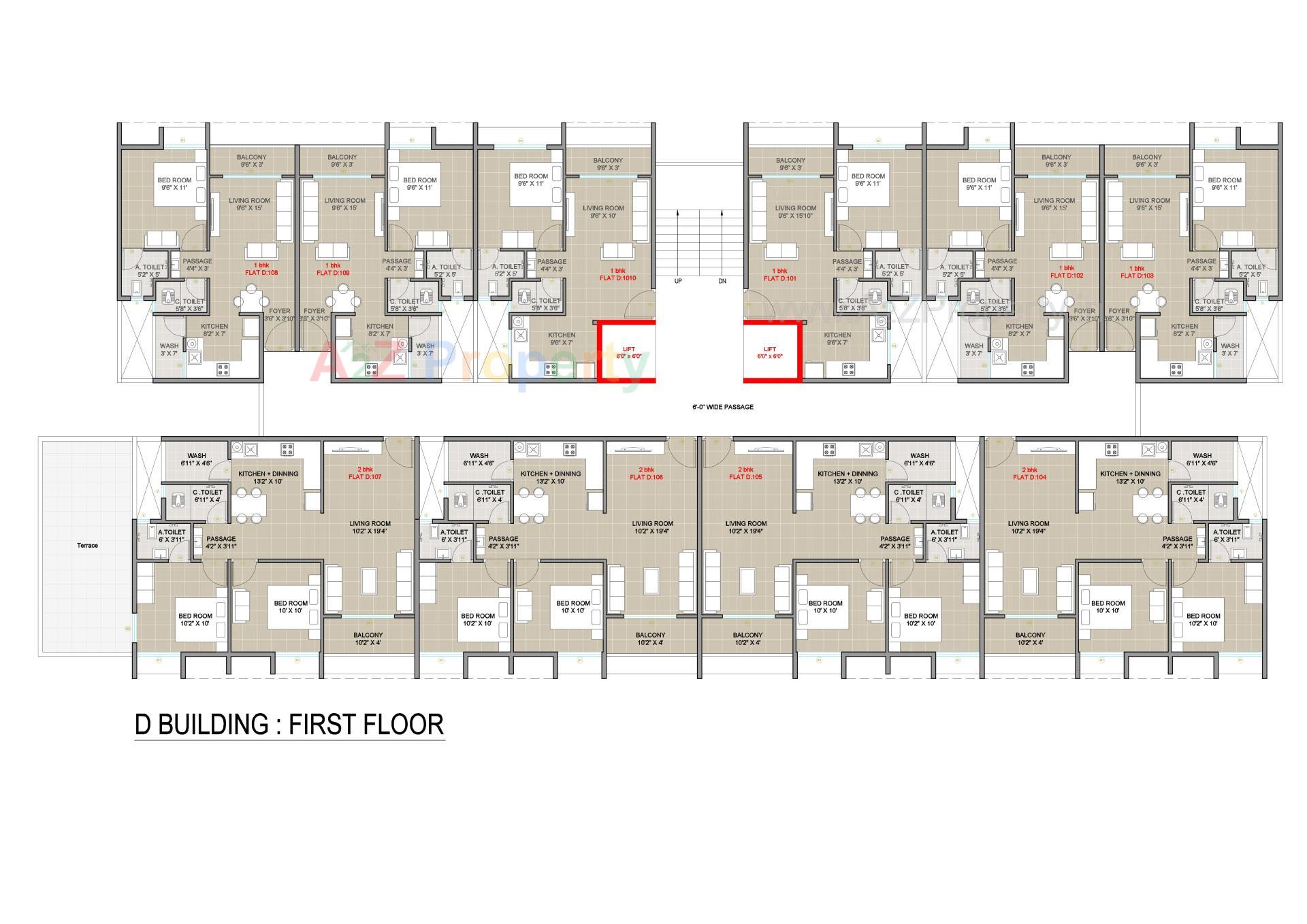 Layout of real estate project Sun Signature located at Dungra, Valsad, Gujarat